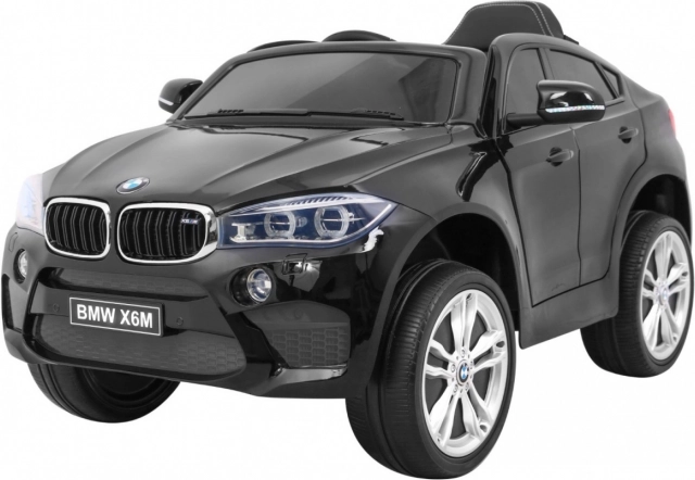 Elektrische BMW X6M kinderauto met afstandsbediening – zwart