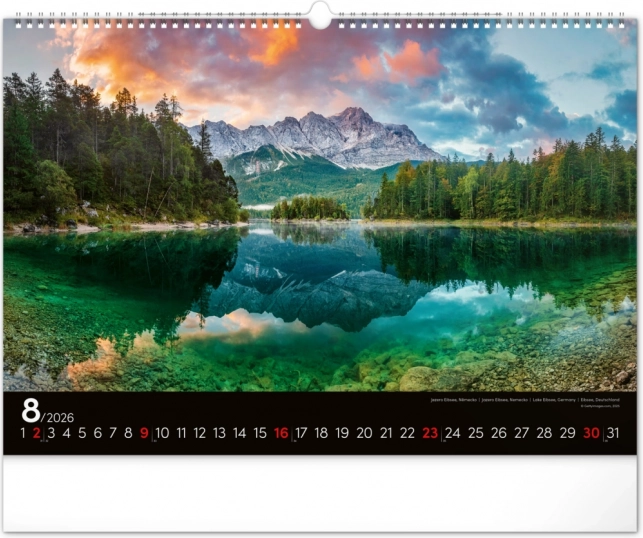 Wandkalender Landschappen 2026