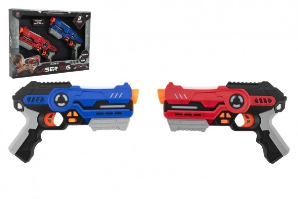 Laserpistoolspel voor twee spelers