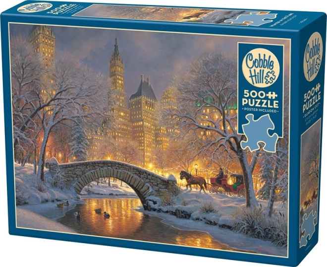 Rustgevend wintermotief