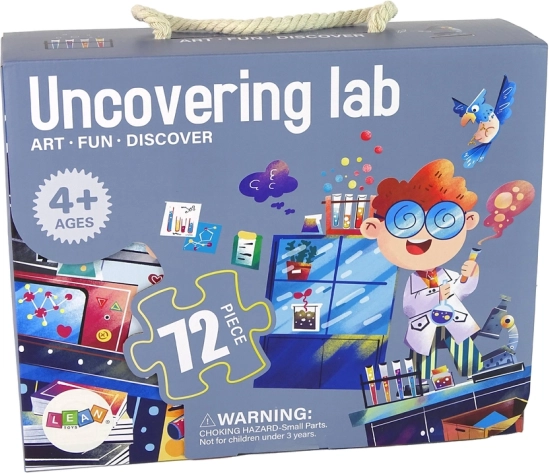 Educatieve puzzel voor kinderen Laboratorium 72 stukjes