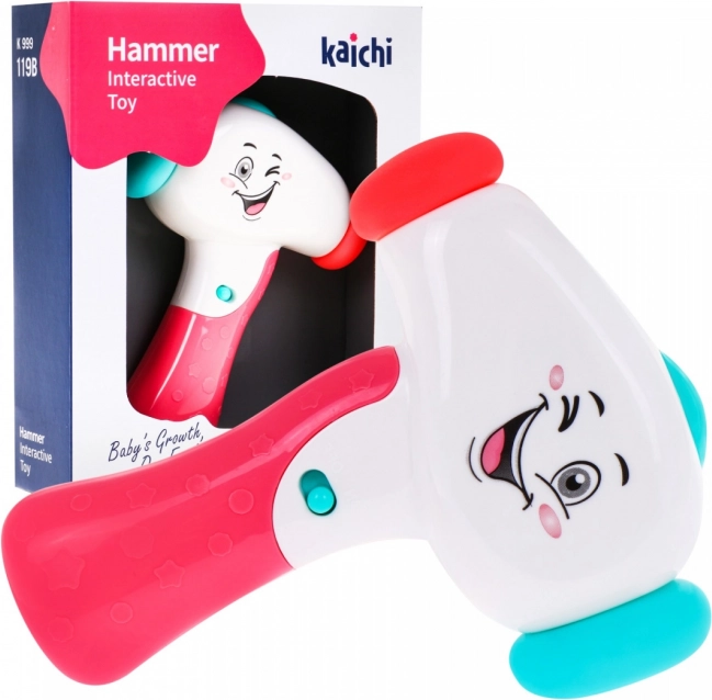 Interactieve hamer voor kinderen 12m+ Licht en geluid voor kleine klussers