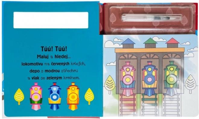 Svojtka & Co. Schilderen met water: Treinen