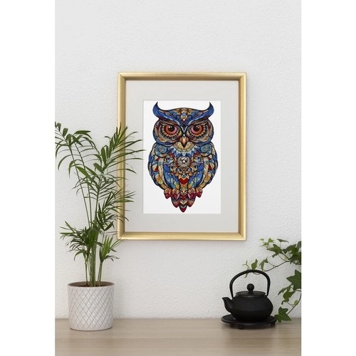 Houten puzzel uil Kruzzel