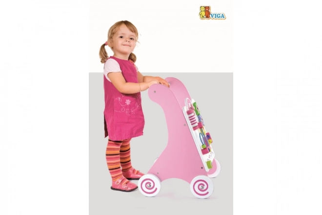 Roze looprek voor meisjes
