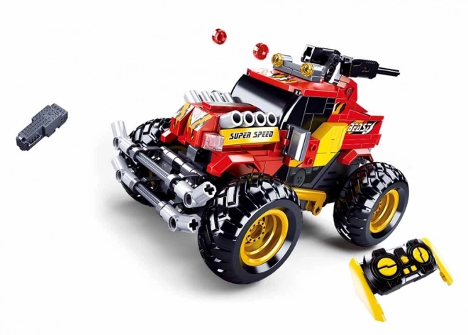 Sluban Power Bricks RC off-road rood met afstandsbediening