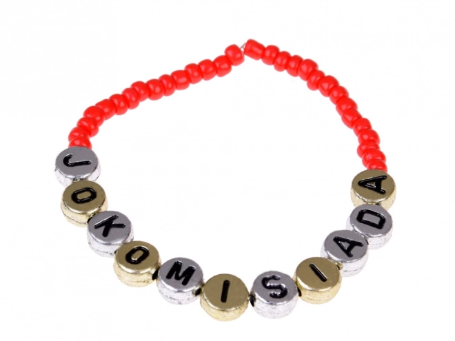 Set van gekleurde kristalkralen voor het maken van armbanden
