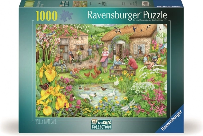 Puzzel Boerderijkoffiehuis in de vallei van Ravensburger