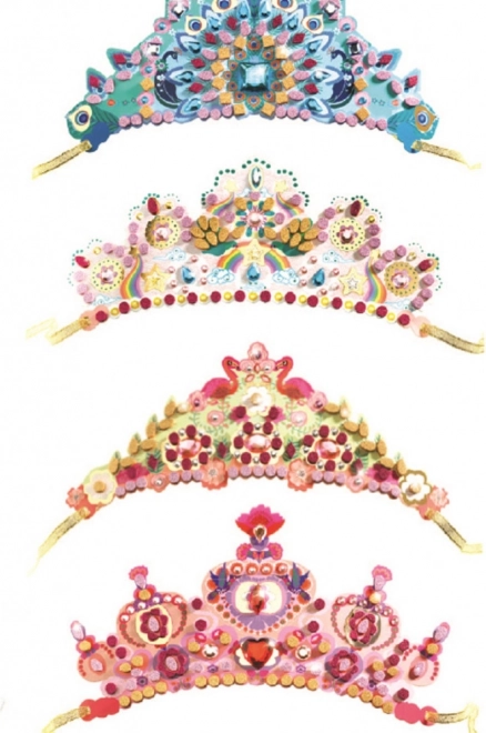 DJECO Glanzende kroon voor prinsessen DIY set