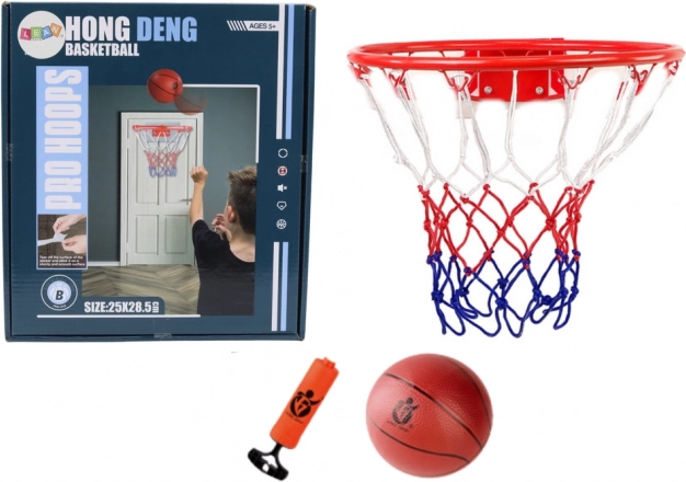 Set basketbalringen Ball Pump