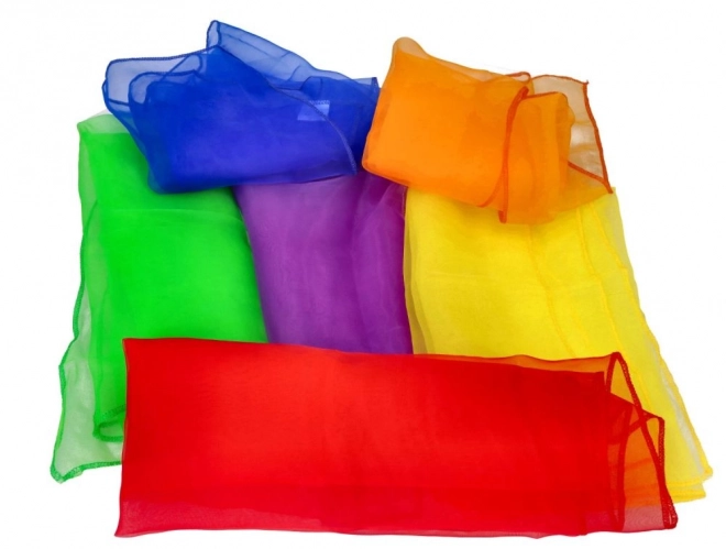 Set van 6 jongleersjaals