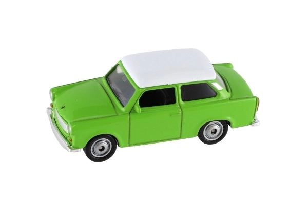 Auto Welly Trabant 1:60 metaal 7cm vrij rollend in doosje