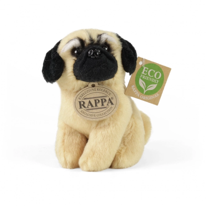 Zittende pluchen hond 13 cm ECO-FRIENDLY