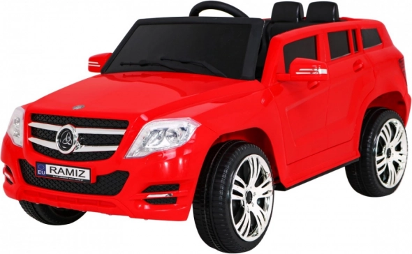 Elektrische kinderauto City Rider met afstandsbediening – rood