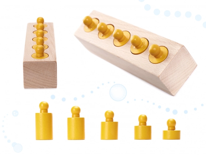 Houten Montessori kleurig balansblok
