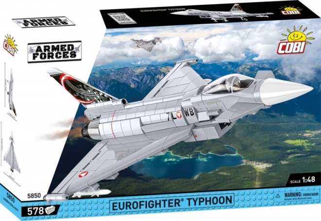 COBI 5850 Strijdkrachten Eurofighter Typhoon Oostenrijk, 1:48, 578 stuks