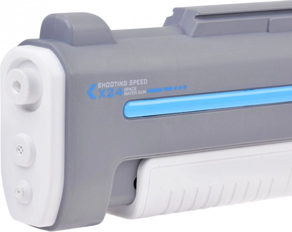 Elektrische waterpistool met dubbele sproeikop