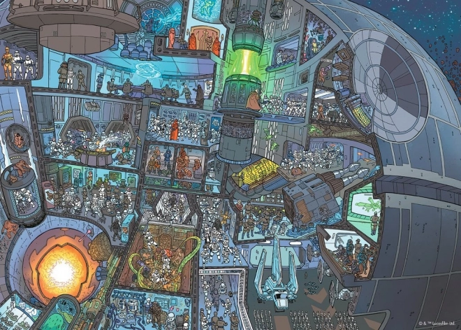 Puzzel Star Wars: Waar is Chewie? 1000 stukjes