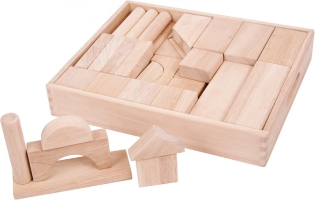 Grote houten blokken voor kinderen Bigjigs
