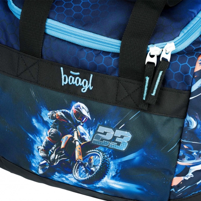 BAAGL Kinder sporttas Motorfiets