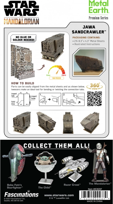Metal Earth 3D puzzel Premium Series: Star Wars Jawa Sandcrawler