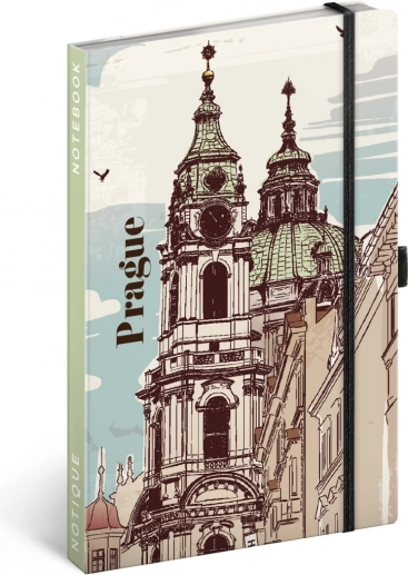 Notitieboek Praag gelinieerd 13 × 21 cm