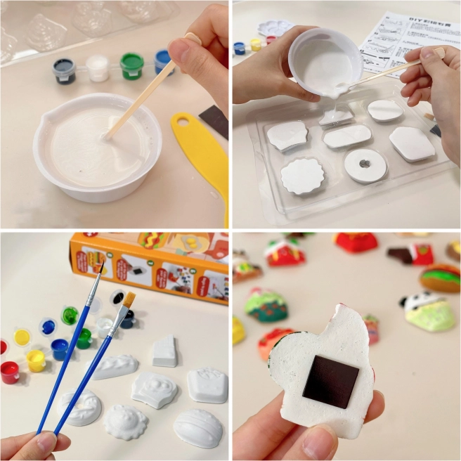 Woopie creatieve set met gietvormen en verf – DIY ruimtefiguren
