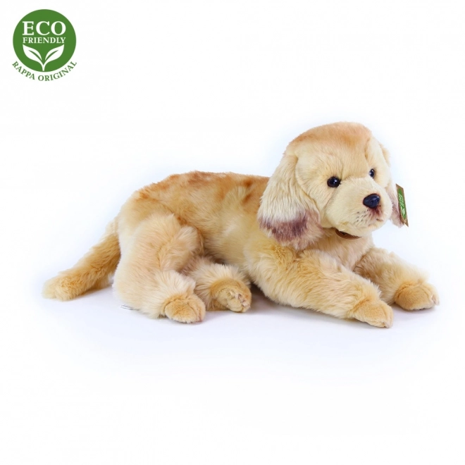 Rappa Pluchen hond gouden retriever liggend 32 cm ECO-VRIENDELIJK