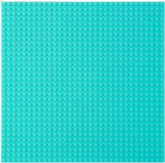 Bouwplaat voor blokken lichtblauw 40x40 cm