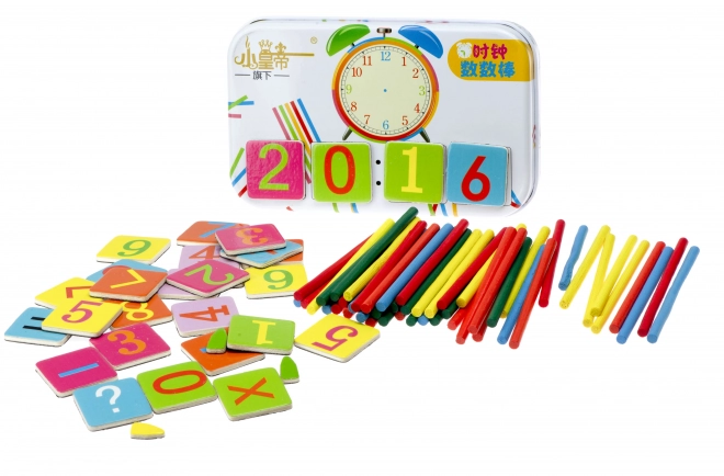 Montessori set voor het leren van klokkijken