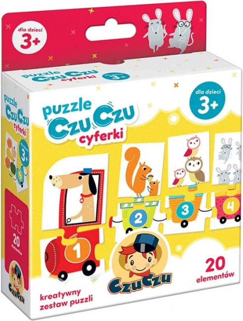 CzuCzu puzzletrein met cijfers – leren rekenen