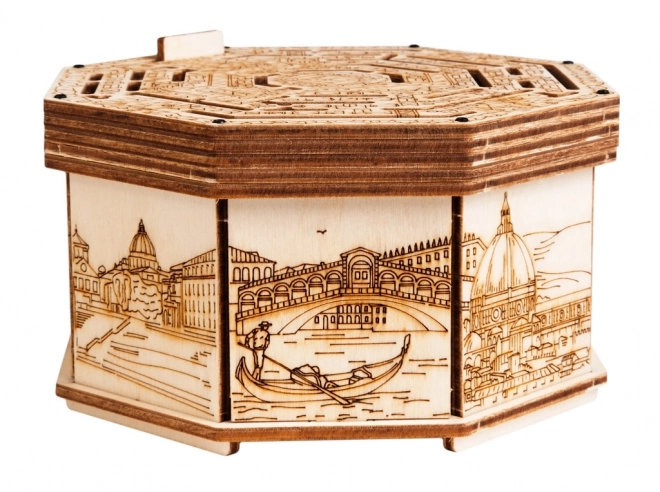 3D Houten Puzzel Doos Secret Maze