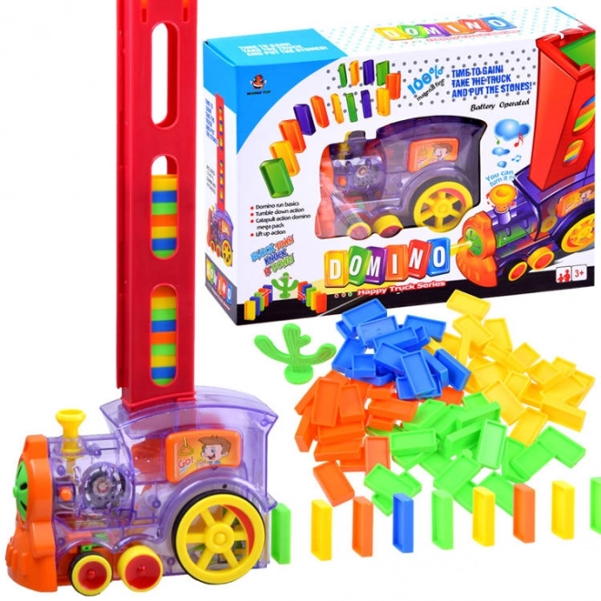 Domino locomotief bouwpakket