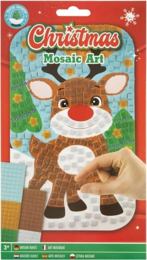 GRAFIX Mozaïekafbeelding Kerst: Rendier 14x23cm