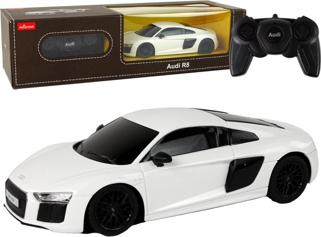 Auto op afstandsbediening Audi R8 1:24 Wit