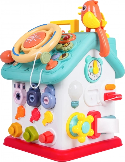 Dak vol functies: stuur, richtingaanwijzers en starter