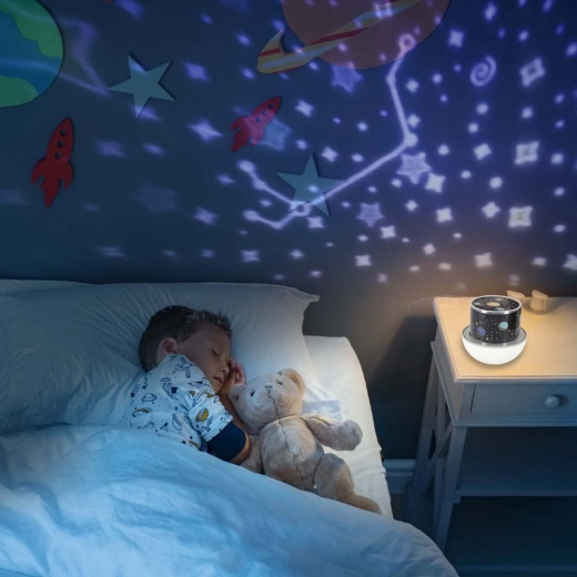 Rustig inslapen met zachte projectie