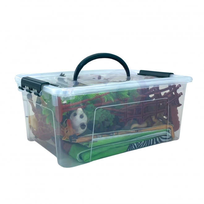 Safari figuren en speelmat Woopie