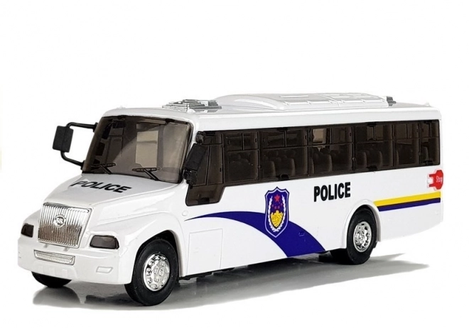 Model politie bus Wit licht