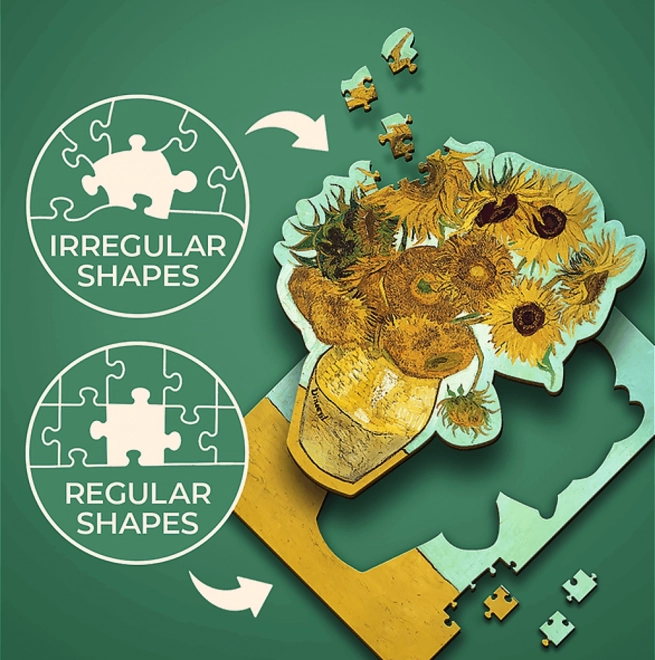 TrefL houten puzzel Vincent van Gogh - Zonnebloemen