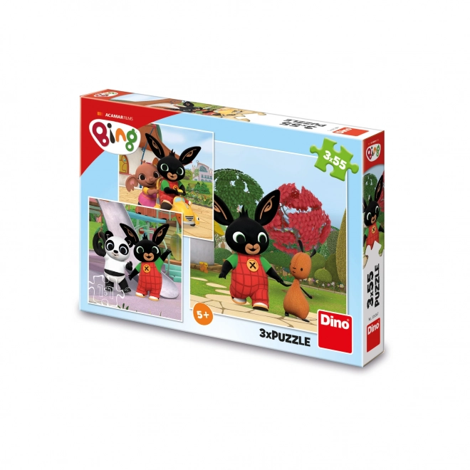 BING SPEELT 3x55 Puzzel