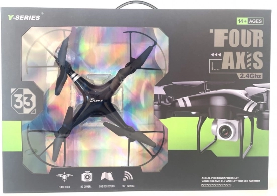 Drone 2,4G met HD‑camera en 4-assige gyroscoop