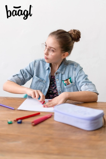 BAAGL School etui Lilac