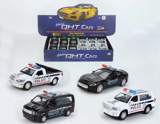 Opwindbare politieauto