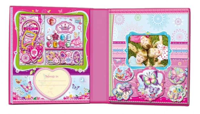 Dagboek met decoraties Vlindertjes