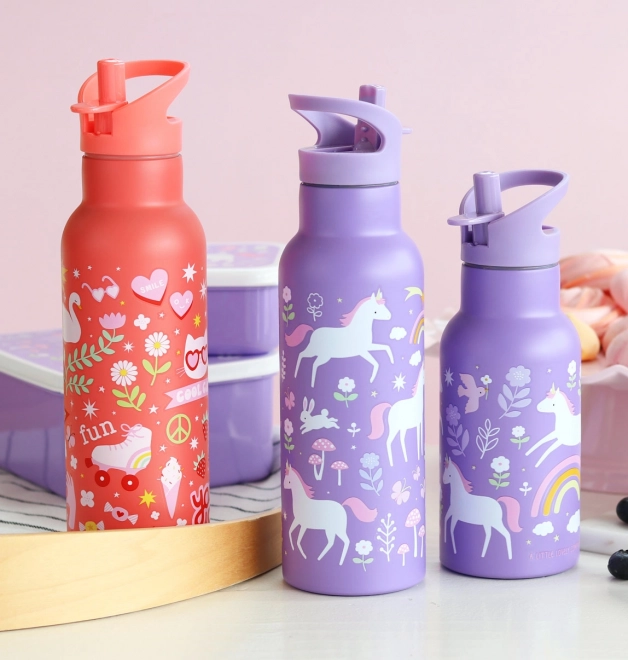 A Little Lovely Company RVS waterfles 500 ml