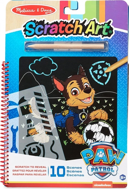 Kras afbeeldingen Paw Patrol - 10 bladen