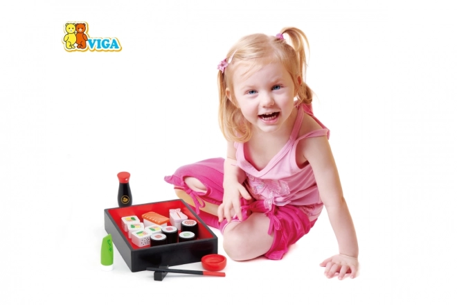 Houten sushi