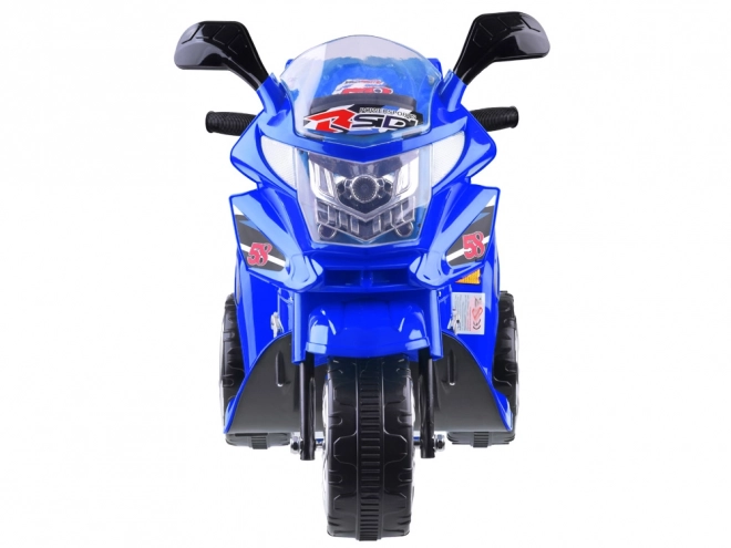 Kinder sportmotorfiets met kleurrijke LED verlichting – Blauw