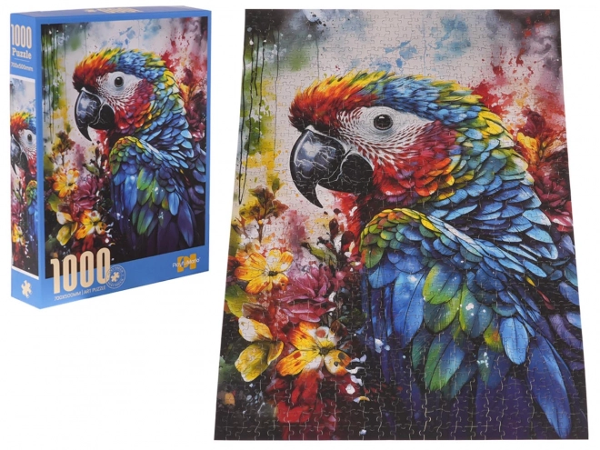 Puzzel 1000 stukjes – ara papegaai (70 × 50 cm)